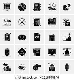 25 Universal Icons Vector illustration