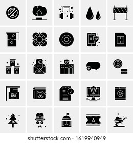 25 Universal Icons Vector illustration