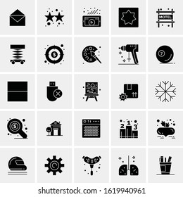 25 Universal Icons Vector illustration