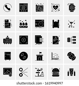 25 Universal Icons Vector illustration
