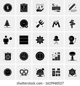 25 Universal Icons Vector illustration  Creative Beauitful Icon Illustration to use in Print and Web Related project.