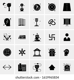 25 Universal Icons Vector illustration  Creative Beauitful Icon Illustration to use in Print and Web Related project.