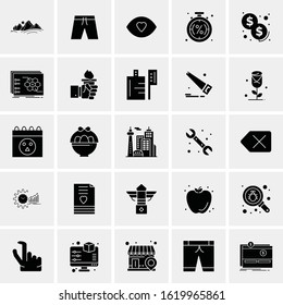 25 Universal Icons Vector illustration
