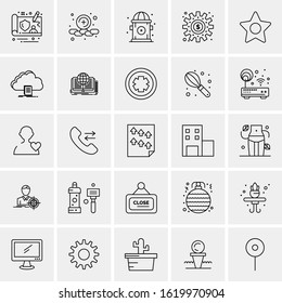 25 Universal Icons Vector illustration  Creative Beauitful Icon Illustration to use in Print and Web Related project.