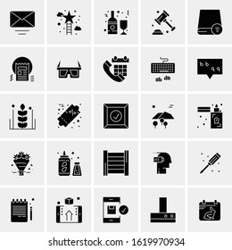 25 Universal Icons Vector illustration