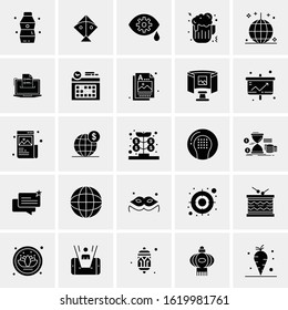 25 Universal Icons Vector illustration
