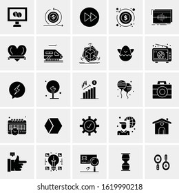 25 Universal Icons Vector illustration
