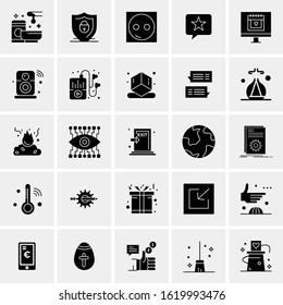 25 Universal Icons Vector illustration  Creative Beauitful Icon Illustration to use in Print and Web Related project.