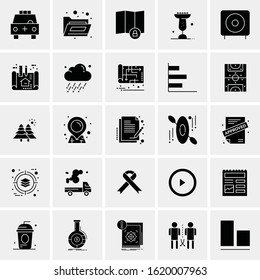 25 Universal Icons Vector illustration  Creative Beauitful Icon Illustration to use in Print and Web Related project.