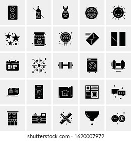 25 Universal Icons Vector illustration