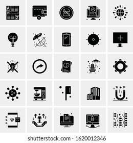 25 Universal Icons Vector illustration  Creative Beauitful Icon Illustration to use in Print and Web Related project.