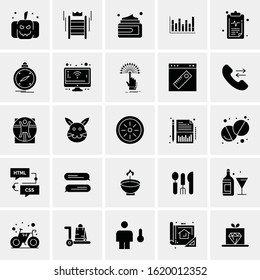 25 Universal Icons Vector illustration  Creative Beauitful Icon Illustration to use in Print and Web Related project.