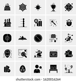 25 Universal Icons Vector illustration  Creative Beauitful Icon Illustration to use in Print and Web Related project.