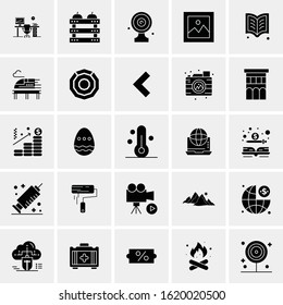 25 Universal Icons Vector illustration