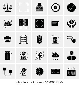 25 Universal Icons Vector illustration