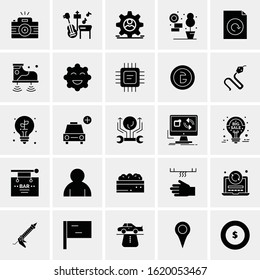 25 Universal Icons Vector illustration