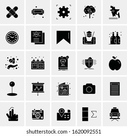 25 Universal Icons Vector illustration