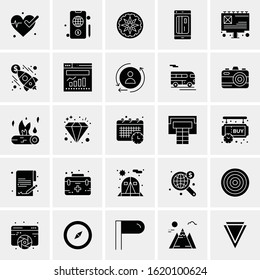 25 Universal Icons Vector illustration