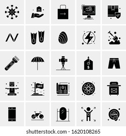 25 Universal Icons Vector illustration