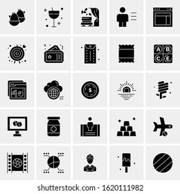 25 Universal Icons Vector illustration