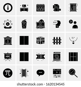 25 Universal Icons Vector illustration