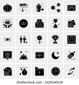 25 Universal Icons Vector illustration