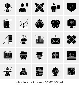 25 Universal Icons Vector illustration