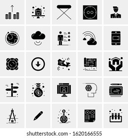 25 Universal Icons Vector illustration