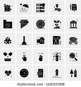 25 Universal Icons Vector illustration