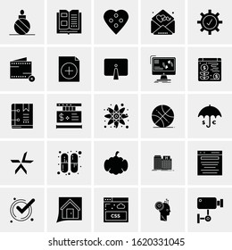 25 Universal Icons Vector illustration