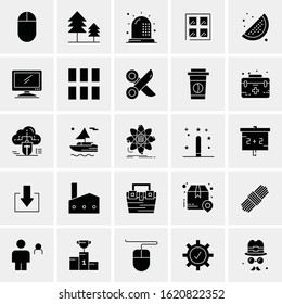 25 Universal Icons Vector illustration