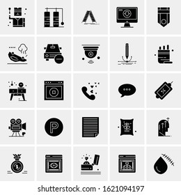 25 Universal Icons Vector illustration