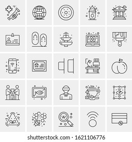 25 Universal Icons Vector illustration