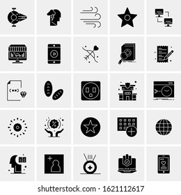 25 Universal Icons Vector illustration