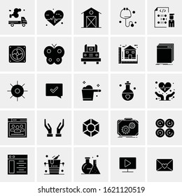 25 Universal Icons Vector illustration