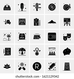 25 Universal Icons Vector illustration