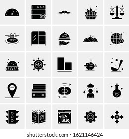 25 Universal Icons Vector illustration
