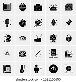 25 Universal Icons Vector illustration