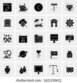25 Universal Icons Vector illustration