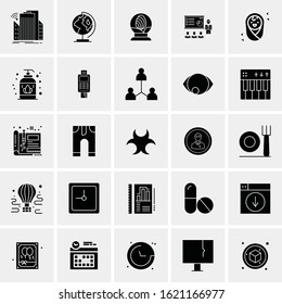 25 Universal Icons Vector illustration