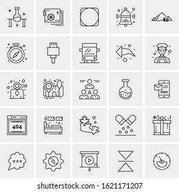 25 Universal Icons Vector illustration