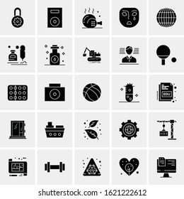 25 Universal Icons Vector illustration