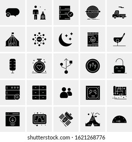 25 Universal Icons Vector illustration