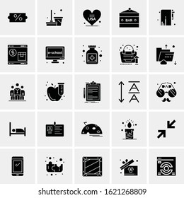 25 Universal Icons Vector illustration