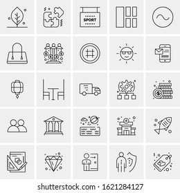 25 Universal Icons Vector illustration