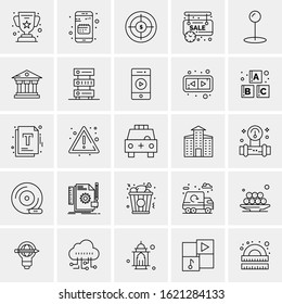25 Universal Icons Vector illustration