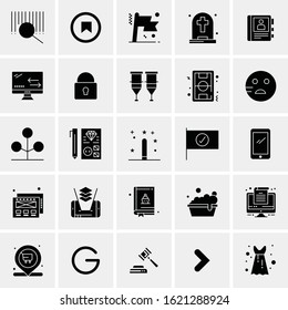 25 Universal Icons Vector illustration
