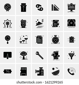 25 Universal Icons Vector illustration