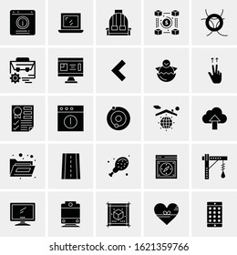 25 Universal Icons Vector illustration