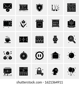 25 Universal Icons Vector illustration